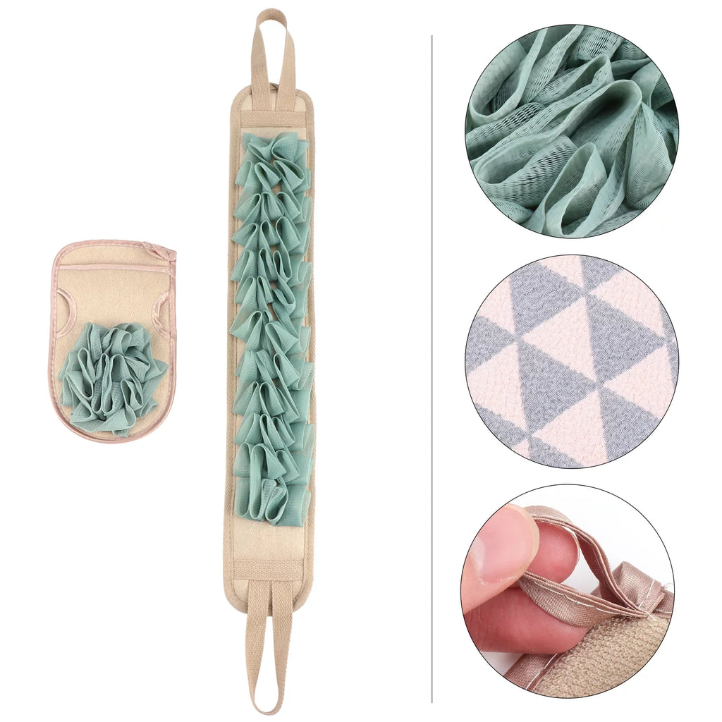 Shower Exfoliating Washing Loofa Korean Stick Mens Glove Lofa Mitts Gloves Cloth Exfoliator Loofah Body Skin Men