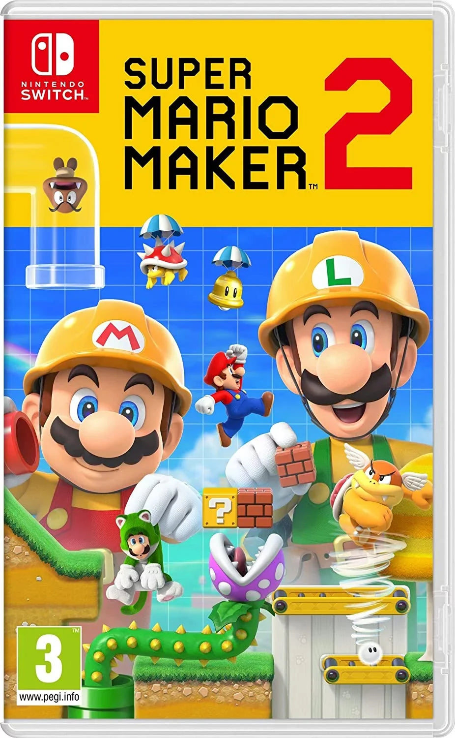 2 Maker Video Switch - Mario Super Nintendo Game