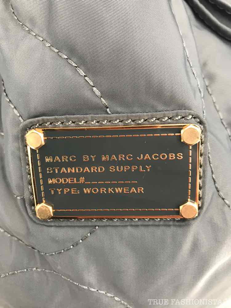Tote By Marc Jacobs Bag Monogram Marc Grey Pre-Owned Tote