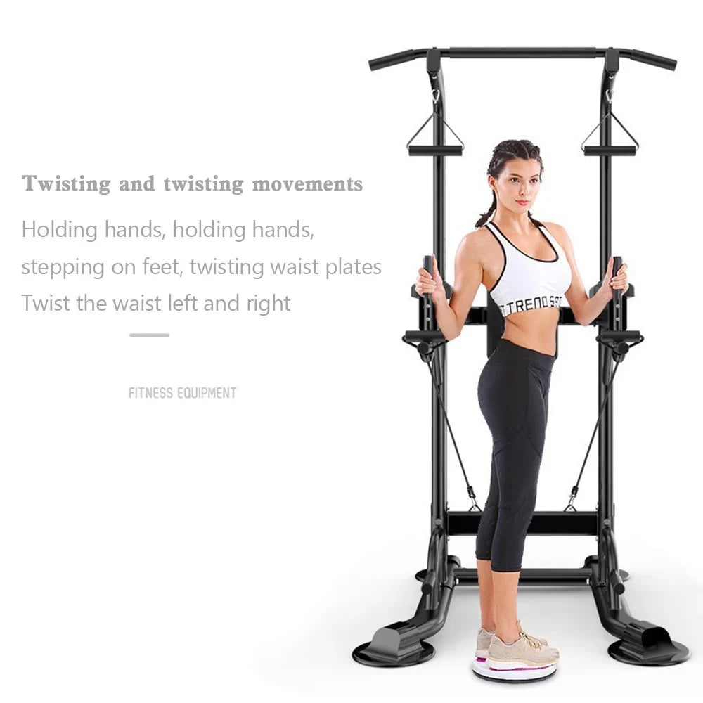 Power Home Tower Stands Training Squat Bar Strength Bars Dip & Gym for Pull-Up