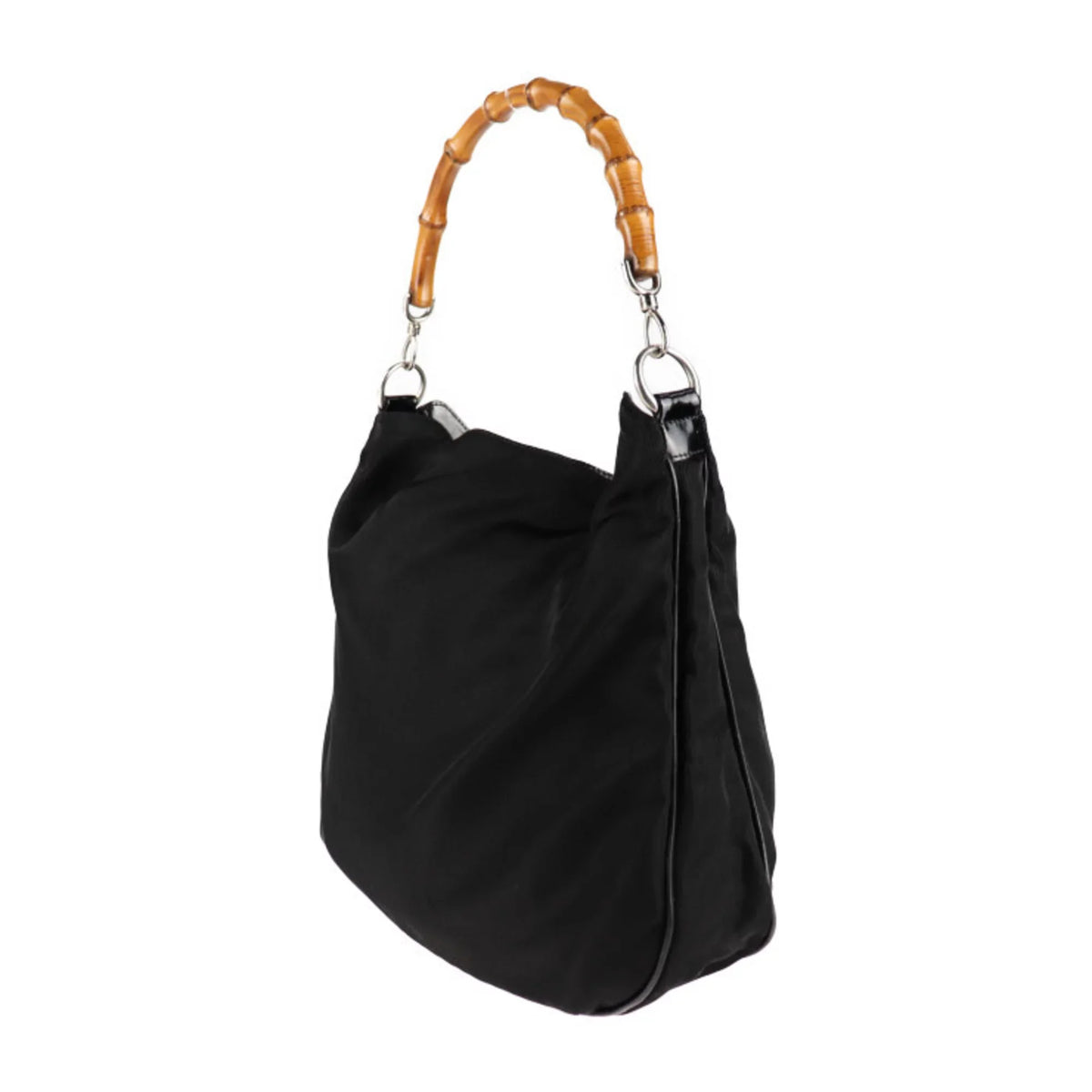 bamboo black bag tote (Good) 001/1705/1577 Pre-Owned canvas handbag Gucci GUCCI