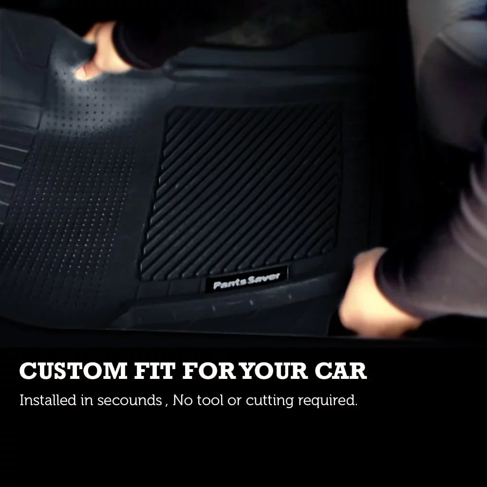 vehicles, Protection All Heavy Fit 2011, for Mats pc, PantsSaver for Dodge GRAND Duty resistant 4 CARAVAN Car Floor Weather Custom Weather plastic,Black