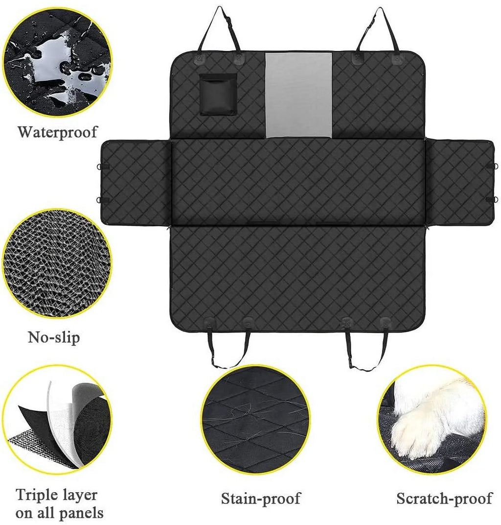Hammock & Car Back Cars Liquidproof Protection Scratchproof Dogs Dog Seat, with Seat Dog Trucks for Car Cover Dog Window, Mesh SUVs Covers Cover
