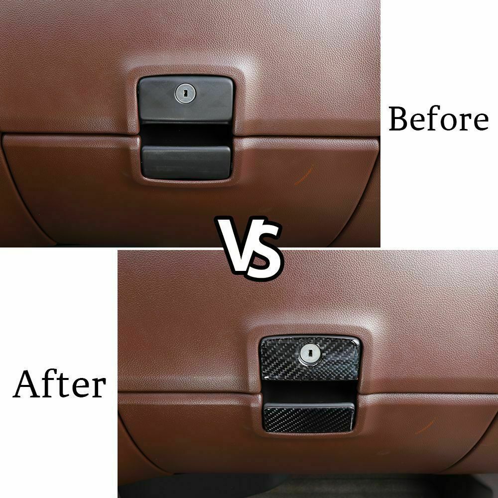 for Box Accessories Chevrolet Storage Co-pilot Silverado Teledu Fiber Handle Carbon