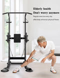 Power Home Tower Stands Training Squat Bar Strength Bars Dip & Gym for Pull-Up