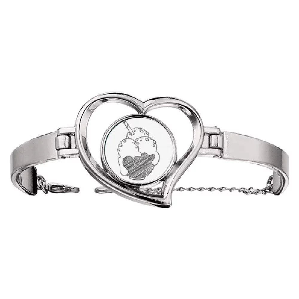 Bangle Jewelry Wire Biscuits Black Ice Bowl Heart Ball Bracelet
