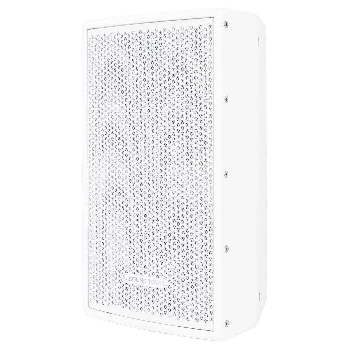 Drivers, Birch Professional Series 350W Karaoke, Church for Sound, Bar, Brackets Live Compression White Installation, of 8" Sound Town with Speakers, PA 2-Way U Plywood CARME DJ Pair and (CARME-U108W-