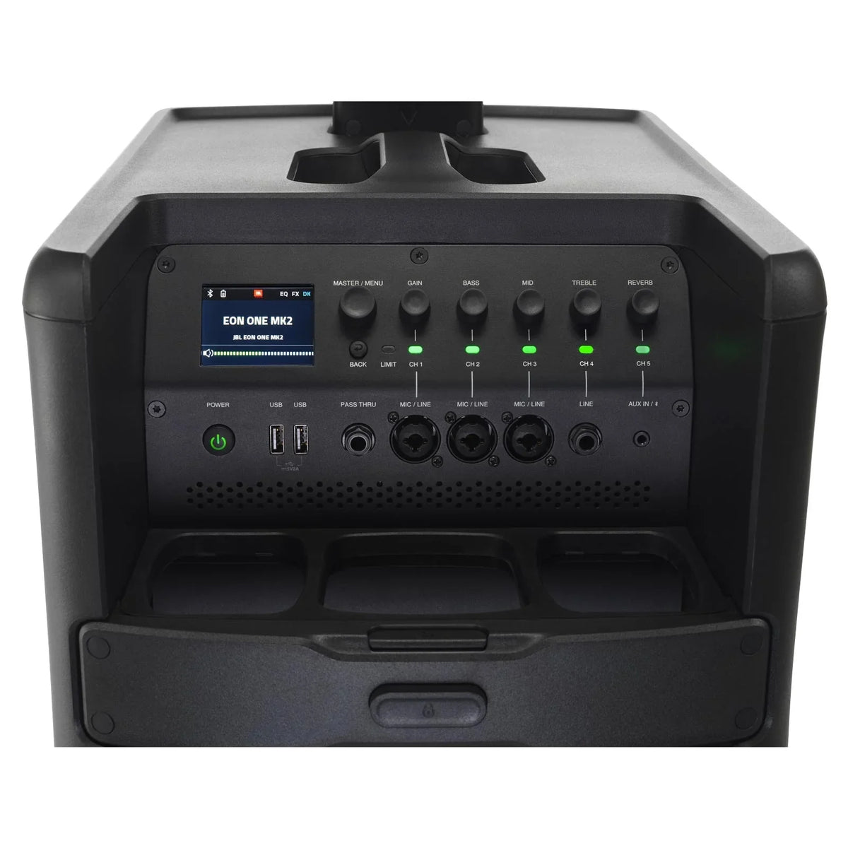 Microphone with All-In-One ONE Column-Speaker PA Rechargeable Vocal SM58 Personal System EON JBL Package Mk2 Shure Professional