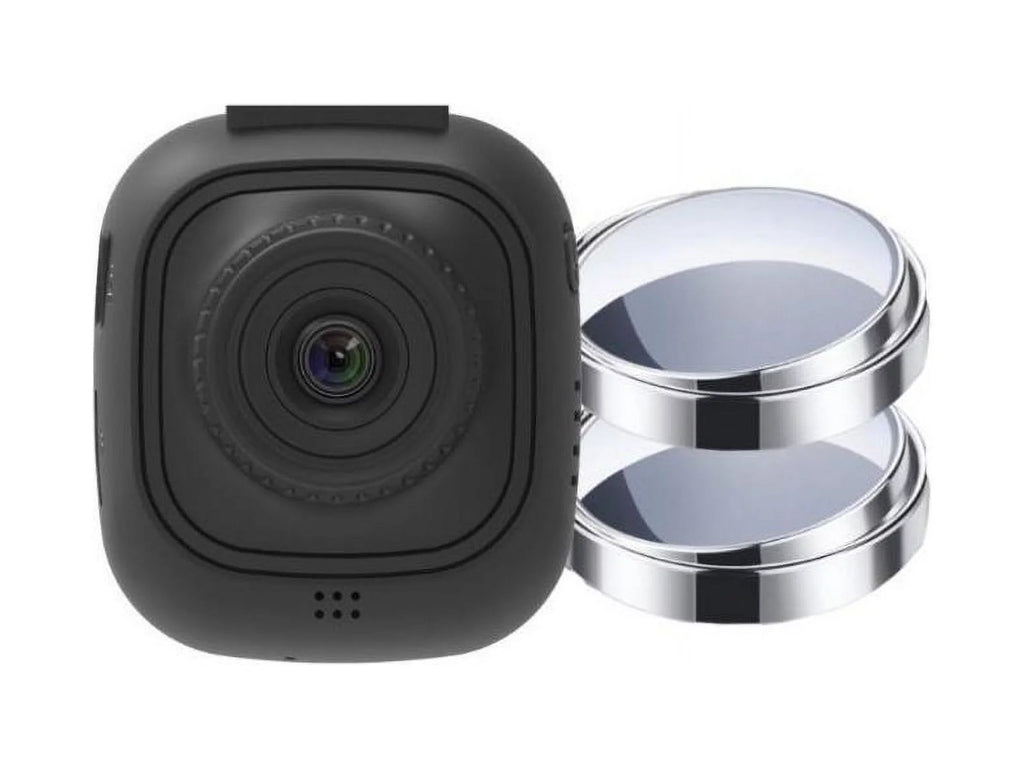 Mirrors Wi-Fi 132 8GB Orbit with and Blind 1080p Cam myGEKOgear Spot Card MicroSD Dash
