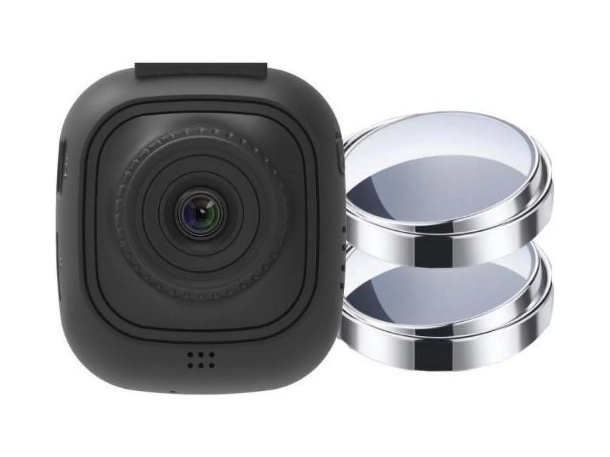 Mirrors Wi-Fi 132 8GB Orbit with and Blind 1080p Cam myGEKOgear Spot Card MicroSD Dash