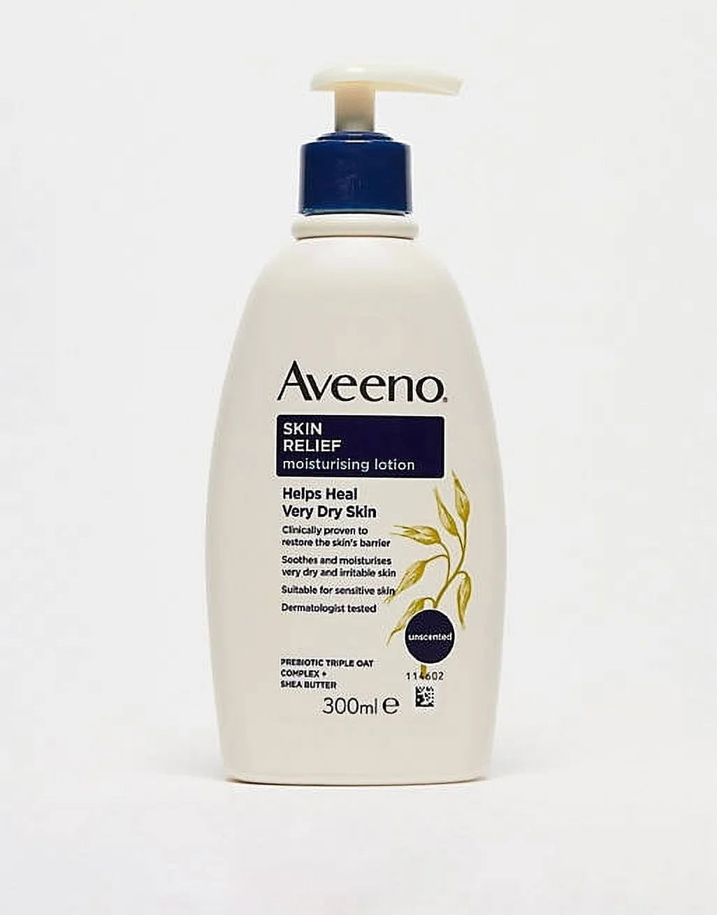 Unscented Relief Therapeutic Itchy Dry, Moisturizing & Complex, Skin Oat Aveeno 24-Hour Butter for Shea with Lotion Natural Sensitive for Skin Skin Triple Extra Lotion