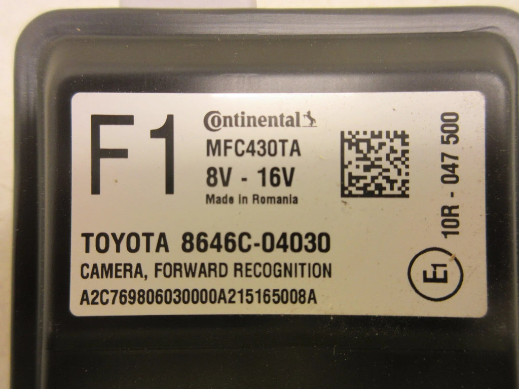 Tacoma Warning Pre-Owned Lane Departure Front (Good) Mounted 18-23 Windshield Camera OEM Toyota
