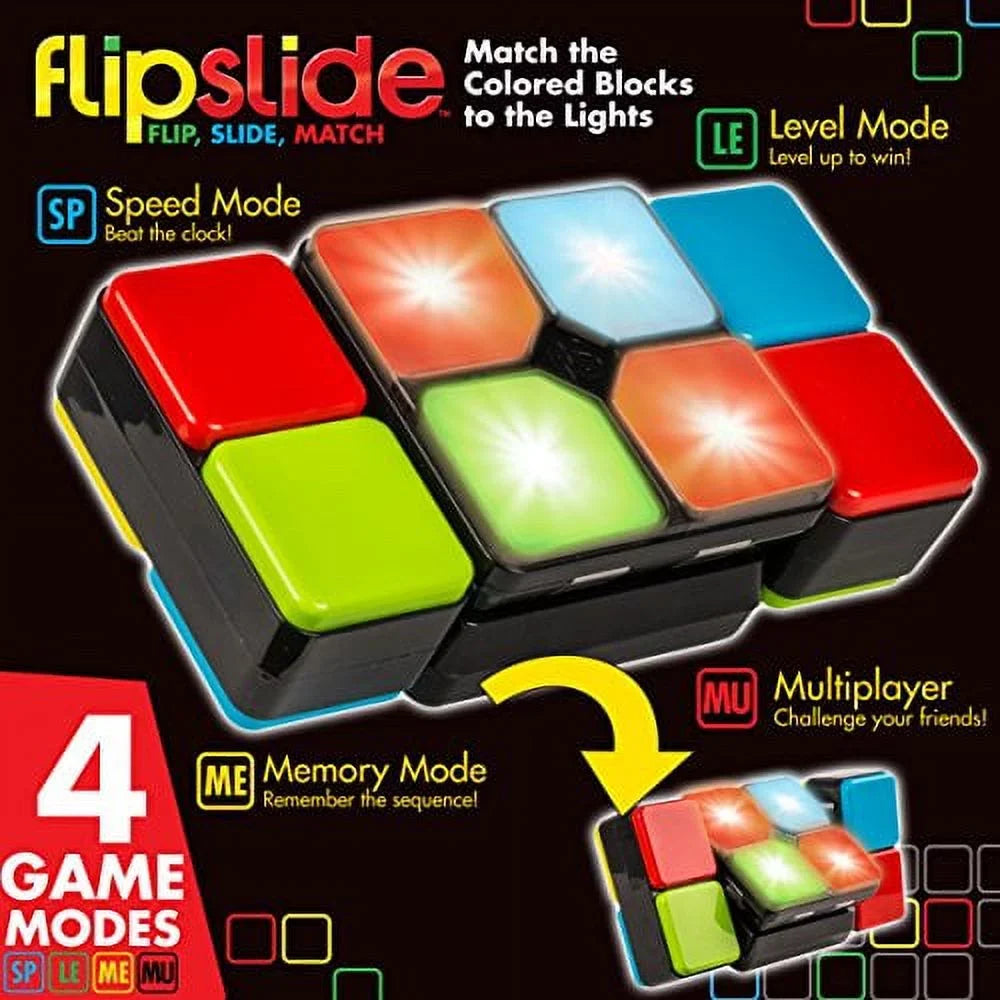 Colors Slide, Match Beat Handheld Game Multiplayer To - Electronic | The Game, 4 Fun Flipslide Modes And The - Game Clock Flip,
