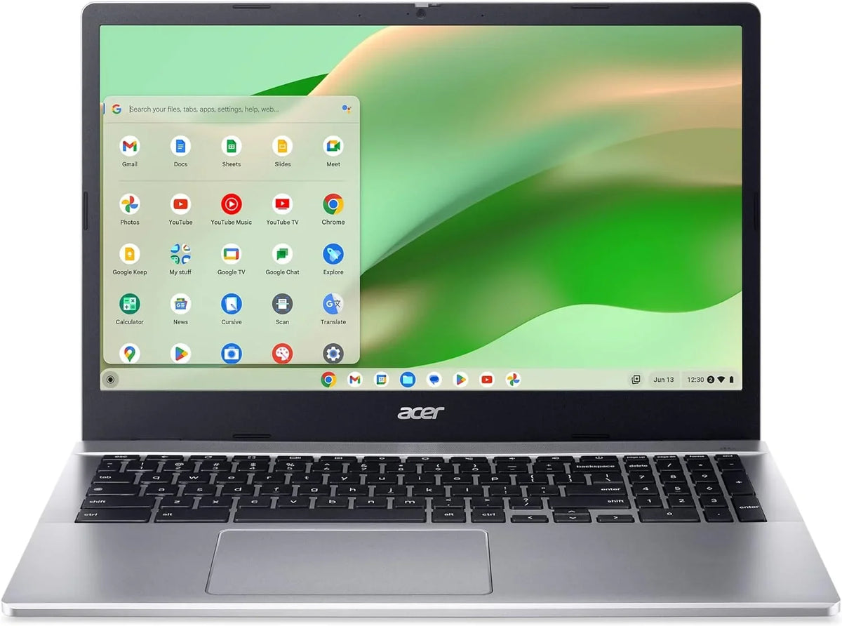 Chrome Life, RAM, 15.6" 64GB DDR5 N100 Laptop, 315 OS, Touchscreen Display, Silver Accessories Wi-Fi, FHD Quad-core Long eMMC, Acer Core), (4 Tigology + Chromebook Battery 8GB Intel