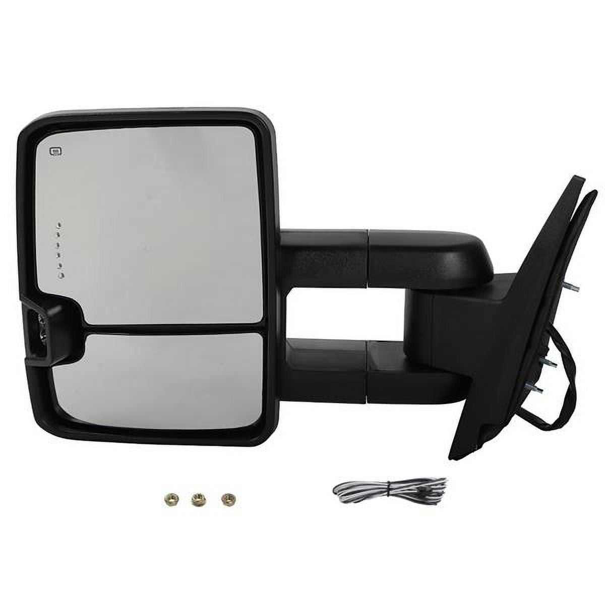 Towing Power Lamp LED for & Heated Backup Signal Mirrors Chrome 07-13 Tahoe Chevy