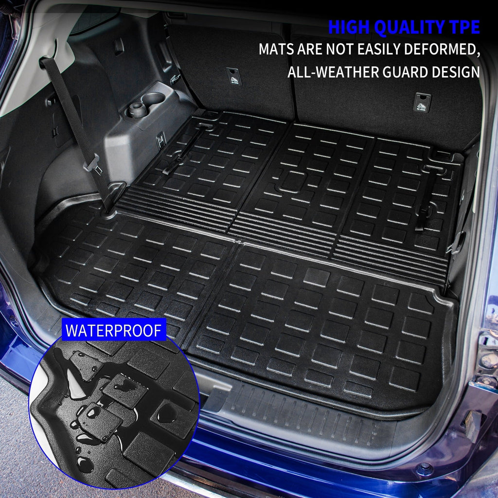 Mat Floor Seats Cargo Highlander Trunk Highlander Toyota 7 2020-2024 Accessories Fit 2023 Mats r