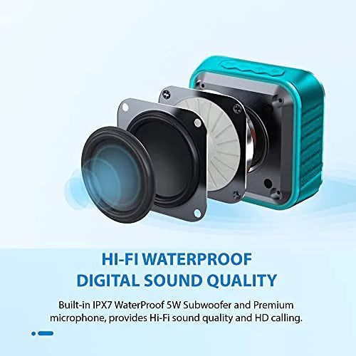 with 4G/5G/A32 13H A72 Speaker Works IPX7 Galaxy Outdoor 5G/A52 1500 Samsung with 5G LiquidProof Playtime, Travel Indoor, (GREEN)