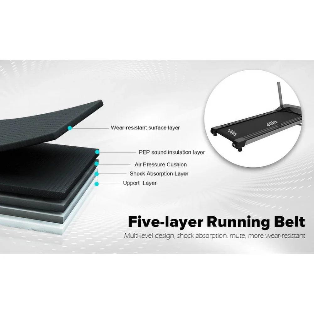 jx for or and Adjustable Lock, Treadmill LB 250 with Monitor Home/Gym/Small LED Capacity Apartment, and 15 Safety Programs, Preset je Yone Home with Holder Foldable Cup Treadmill,