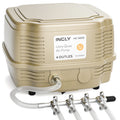 for Commercial Outlet, Adjustable INCLY Air Hydroponics Gallon Quiet Filter with Tank 7W Oxygen Stone Pump 4 rium & 245 Bubbler Air Liquid Fish Pond