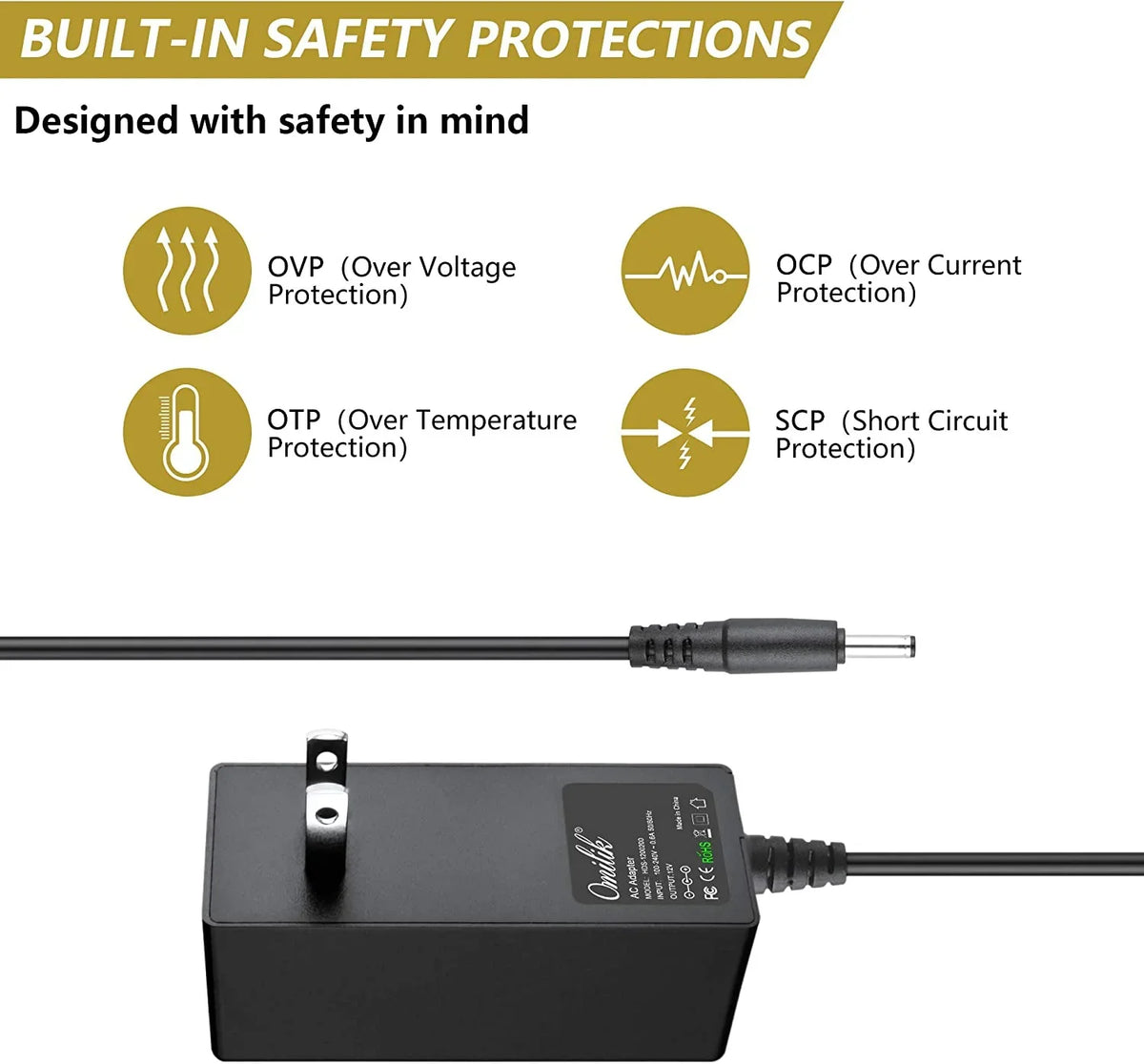 Ultra 12V EV-C-116-1 Power AC Wall Charger for Adapter EV-CH-116-1-BK Thin 11.6" EVOO Laptop Cord