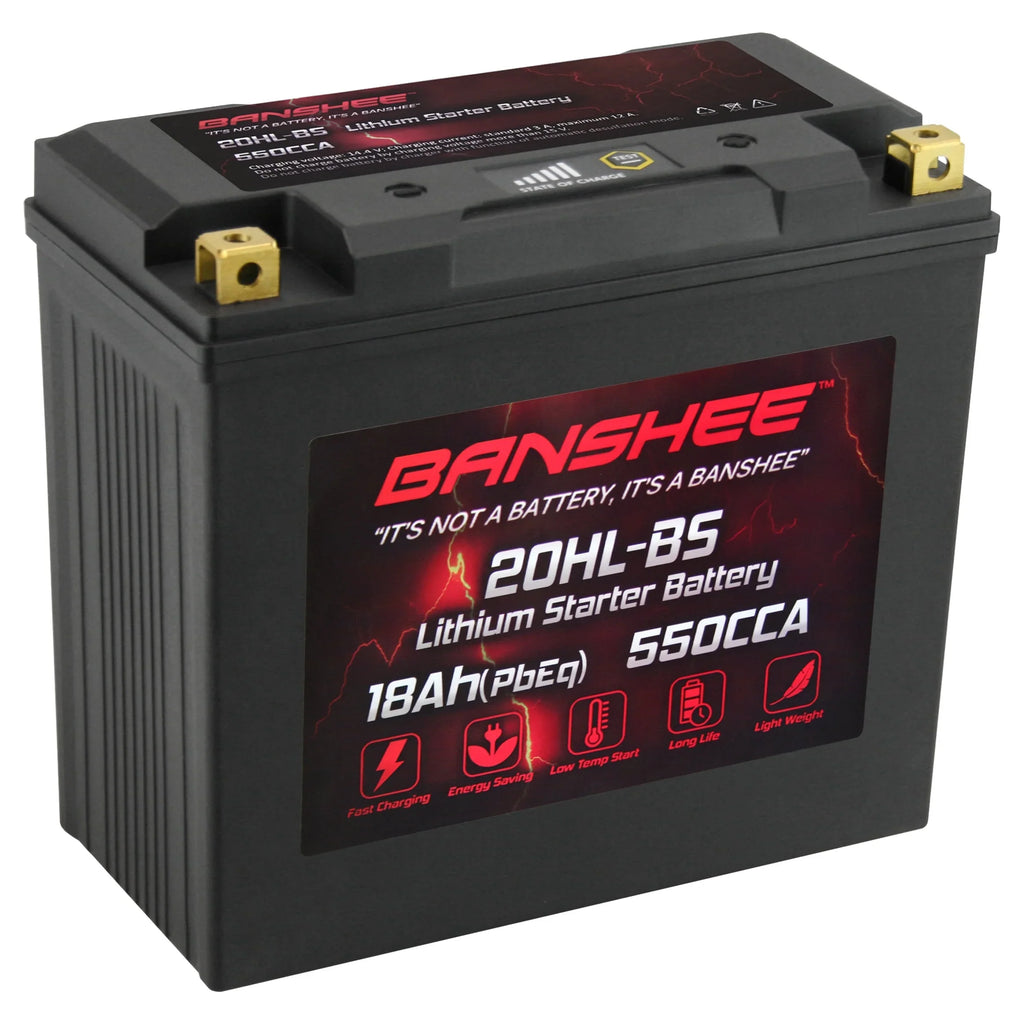to 2007 Star XV1700A 2004 Motorsports Yamaha Banshee LiFePO4 Battery Compatible Road 20L-BS with