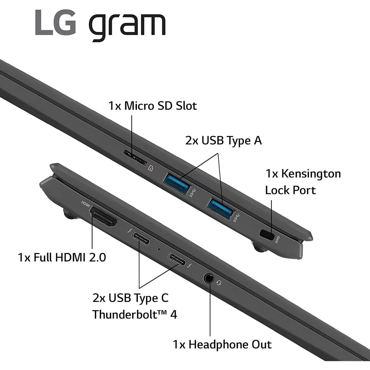 Display, gram 14Z90Q Evo 1200 Webcam, 14" RAM, IPS 16GB x Black 12th 512GB Gen 6E, LG (2022) Windows11, 1920 Open Box Thunderbolt SSD, 4, Wi-Fi LPDDR5 FHD Intel Laptop, i7-1260P, Ultra Lightweight