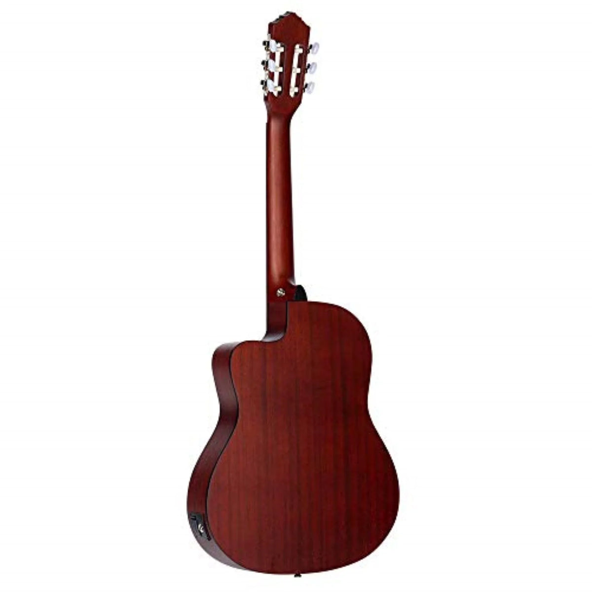 Ortega Thinline RCE125MMSN Acoustic-Electric Series Nylon Family Guitar Mahogany