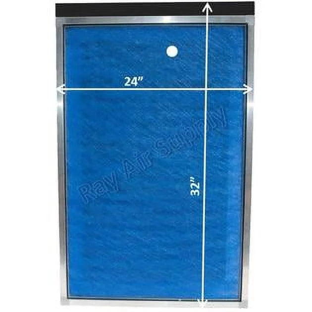 Filter RAYAIR Cleaner Pack) Guard SUPPLY Pads BLUE with Replacement 24x32 Air (3 Compatible MicroPower