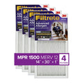 14x30x1 1500 12, Air Allergen MPR Filter, MERV 4 Reduction, Filtrete Filters Advanced