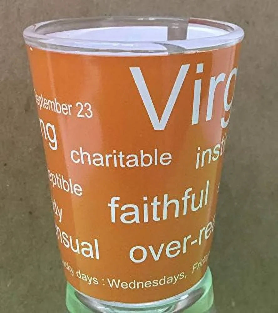 Virgo Glass Sign 24 Sep (Aug Shot - - 23)