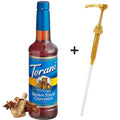 mL) Torani Pump + Brown Cinnamon Syrup 25.4 Sugar Gold Syrup, Sugar-Free (750 oz