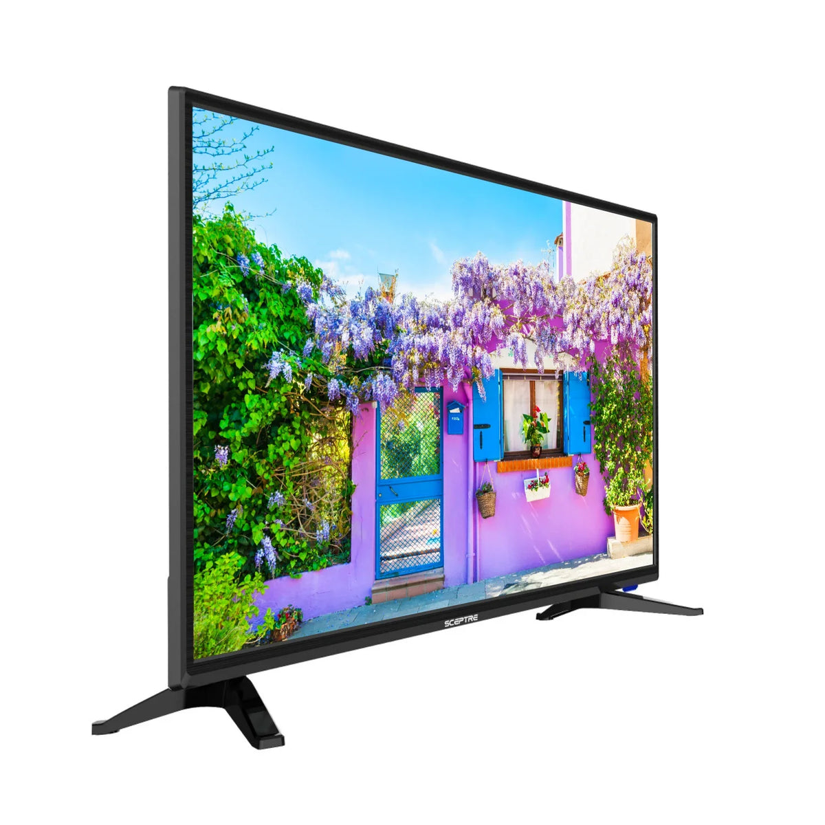Built-in 32" Class HD Sceptre Player 720P E325BD-SR LED TV with DVD