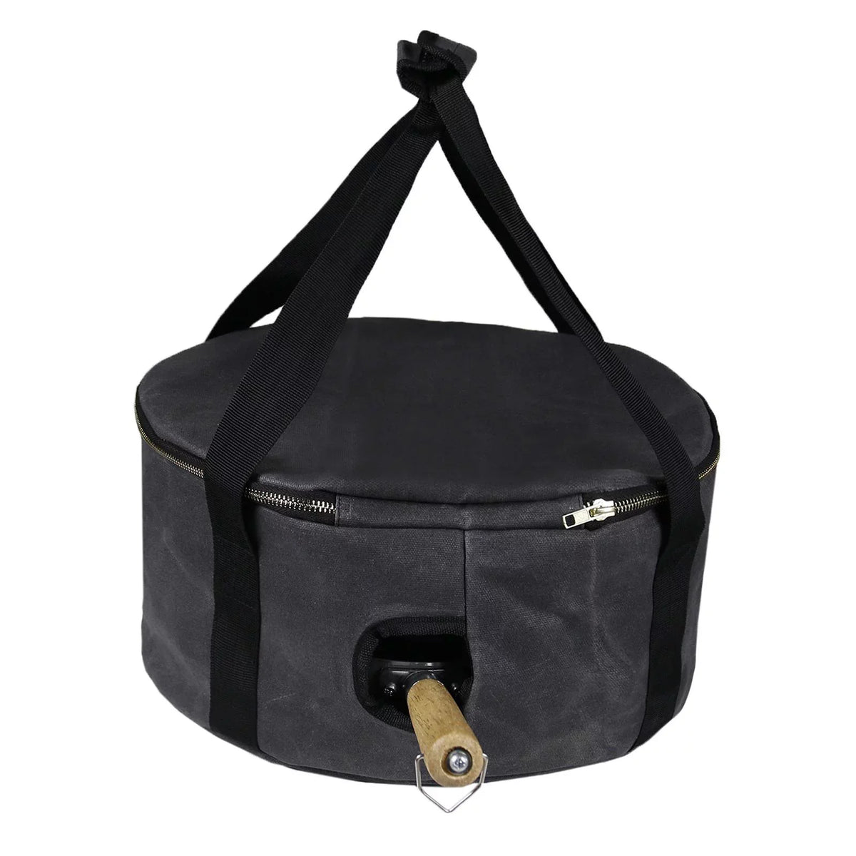 Oven Bag Container Camping Storage Gray ,Fishing Multipurpose Accessories for 12" BBQ Durable Cookware Activities ,Outdoor Carry Handbag - Bag Dutch