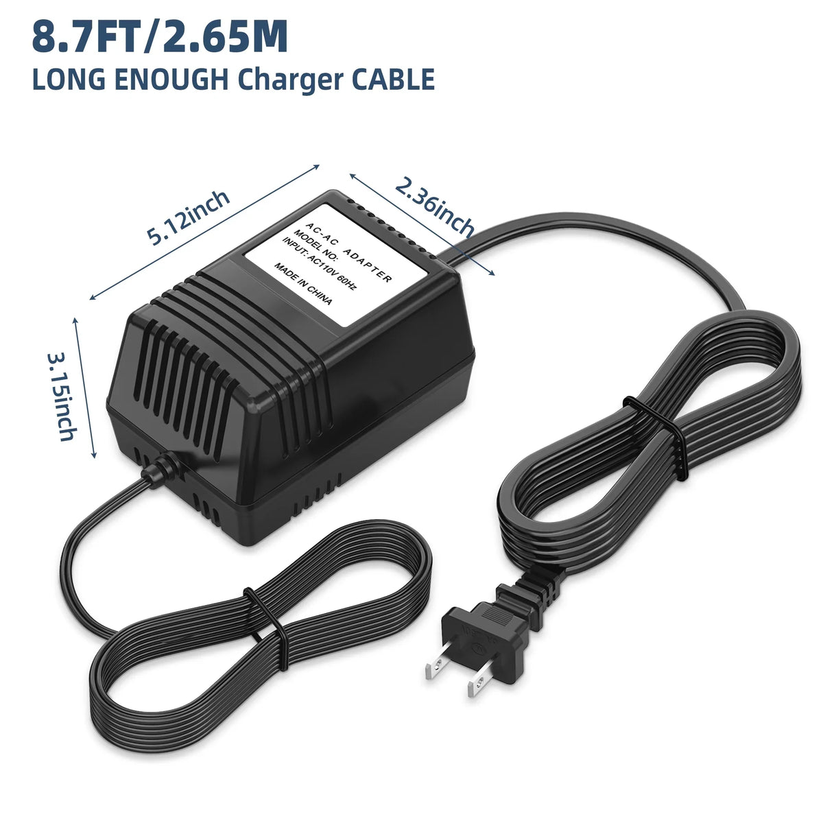 PGENDAR Charger Battery BWS Storm 12A Adapter Supply Watchdog 12V For 2500 Special No. AC BWS12A Basement Model Duty Heavy Power Backup BWS-12A Cable The GPH PS Box Sump Pump Cord