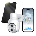 Solar Hybrid 4MP IP PTZ VIKVIZ 2K with Panel WiFi Light Wireless Battery Smart Outdoor Camera