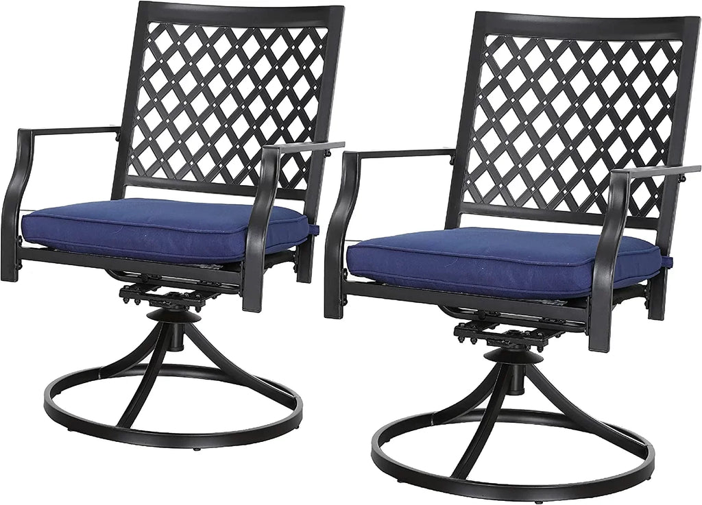 Outdoor With Patio Rocker  Chairs Dining Of Furniture Cushion Set 2 Chairs Swivel