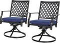 Outdoor With Patio Rocker  Chairs Dining Of Furniture Cushion Set 2 Chairs Swivel