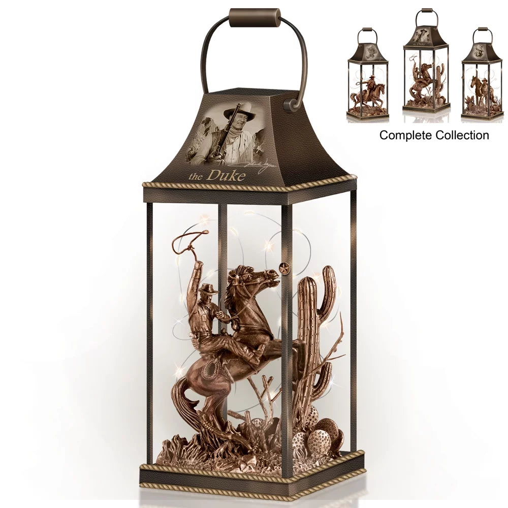 Legendary Hollywood John Exchange The Wayne Bradford 9 to Luminary Lawman Lantern 10-inches Collection