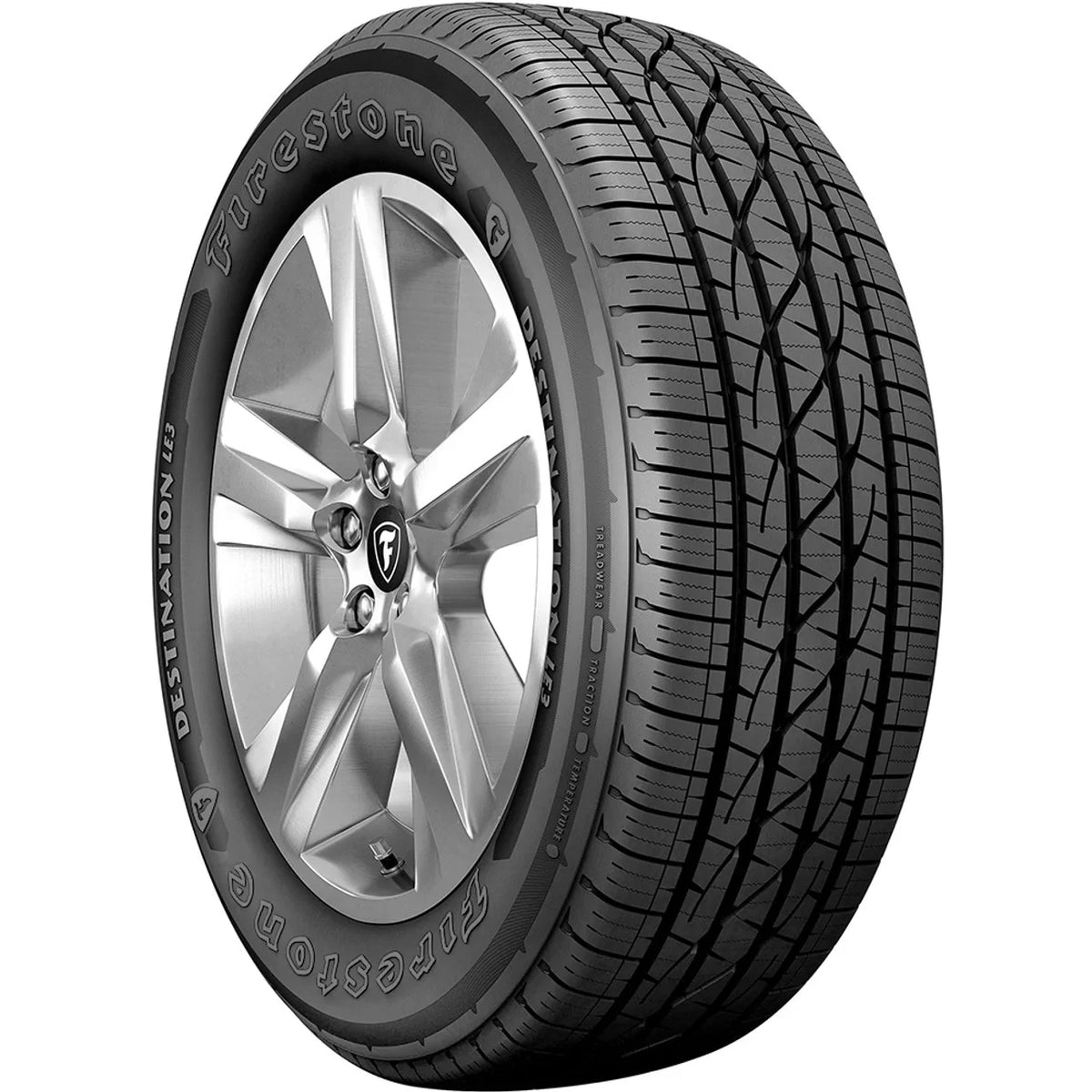 3 All-Season - Tires LE Firestone Destination 245/60R18 2 New 105H