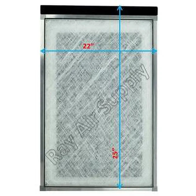 Guard MicroPower (3 with Pads 22x25 Replacement SUPPLY Compatible WHITE RAYAIR 22x25 Cleaner Air Refills Filter Pack)