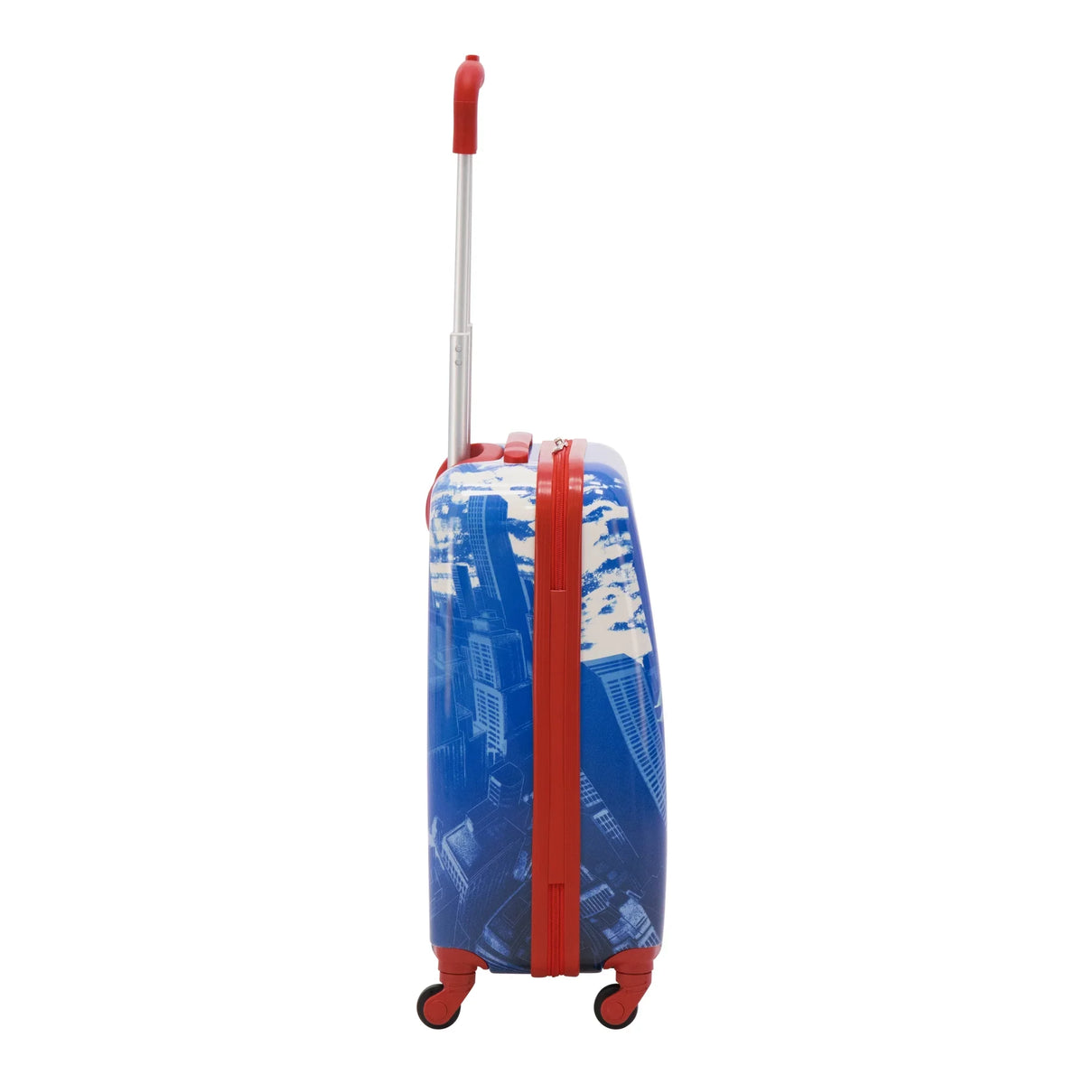 Carry Wheels, Spider-Man Suitcase Rolling Blue with 21 Marvel Inch Hardshell Kids On Luggage,