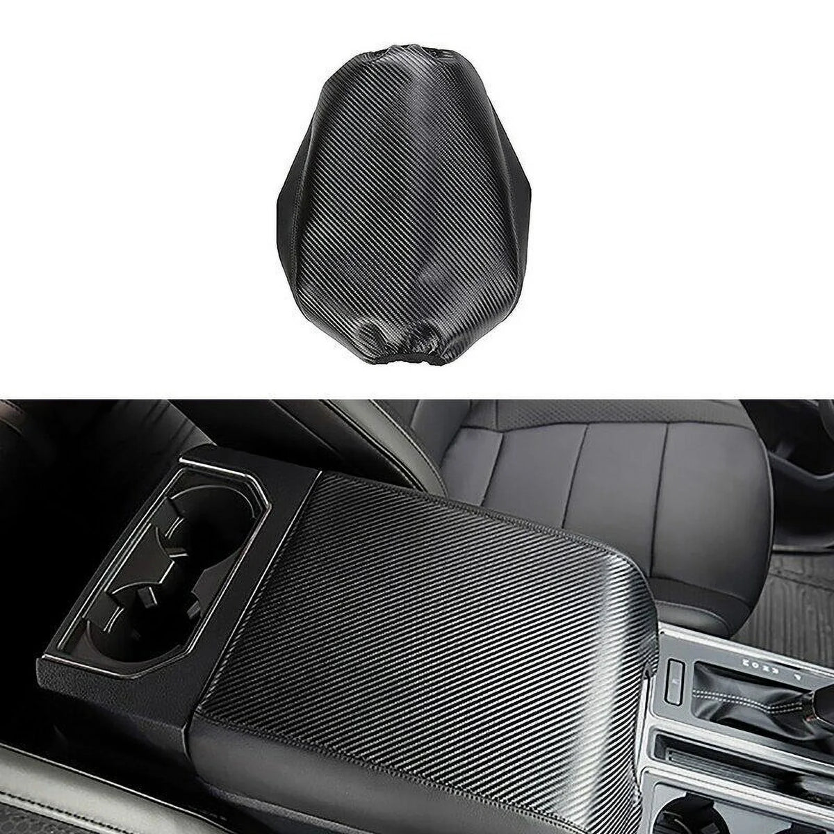 Teledu Cover Console Leather F150 Protector Pad Carbon Armrest Center