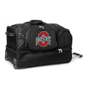 Bottom Rolling 2-Wheel MOJO Black 27'' State Ohio Bag Drop Buckeyes Duffel