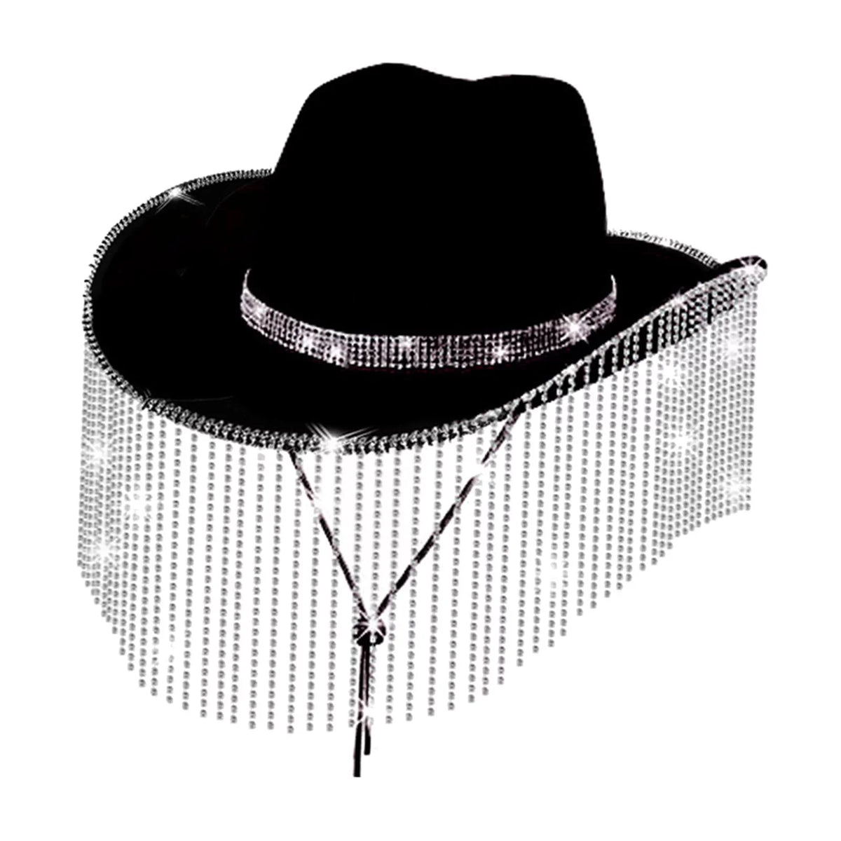 Hat Camping for Beach Unisex Men Cowgirl Festivals Strap Sun Segolike Protection Hat with Sun Chin Black Lightweight Backpacking Street Hat Cowboy Sunhat