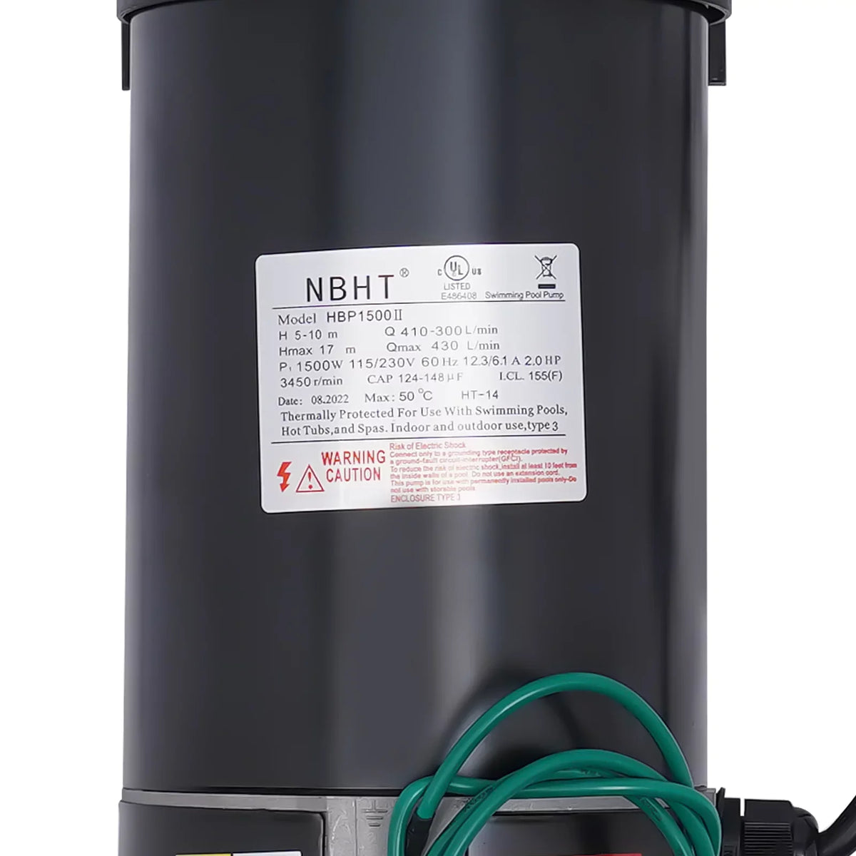 Inground/ Ground Miumaeov Connectors Basket Pool Above In-Ground Strainer with Voltage Dual Pump, and 2HP 6815GPH Swimming Pool Pump