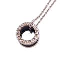 925 (Fair) Pre-Owned the Zero Necklace Children BVLGARI B. Save Charity One Black Men's Z0005229 Women's