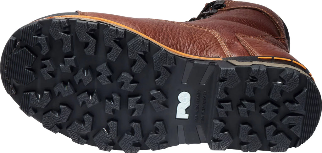 timberland toe men's m pro us boot,brown,8 steel boondock waterproof work
