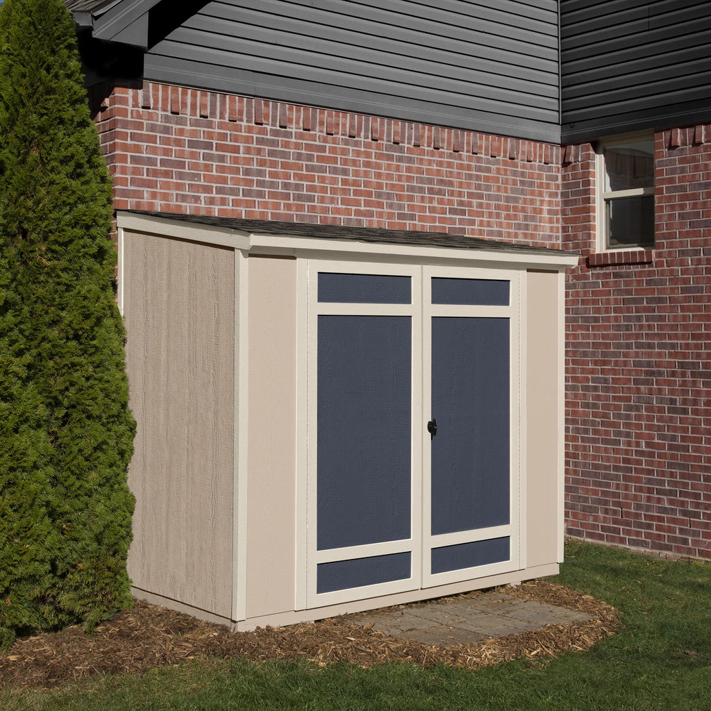 Shed 4 ft. ft. Home 8 Fremont Lean-To Storage Handy Products x