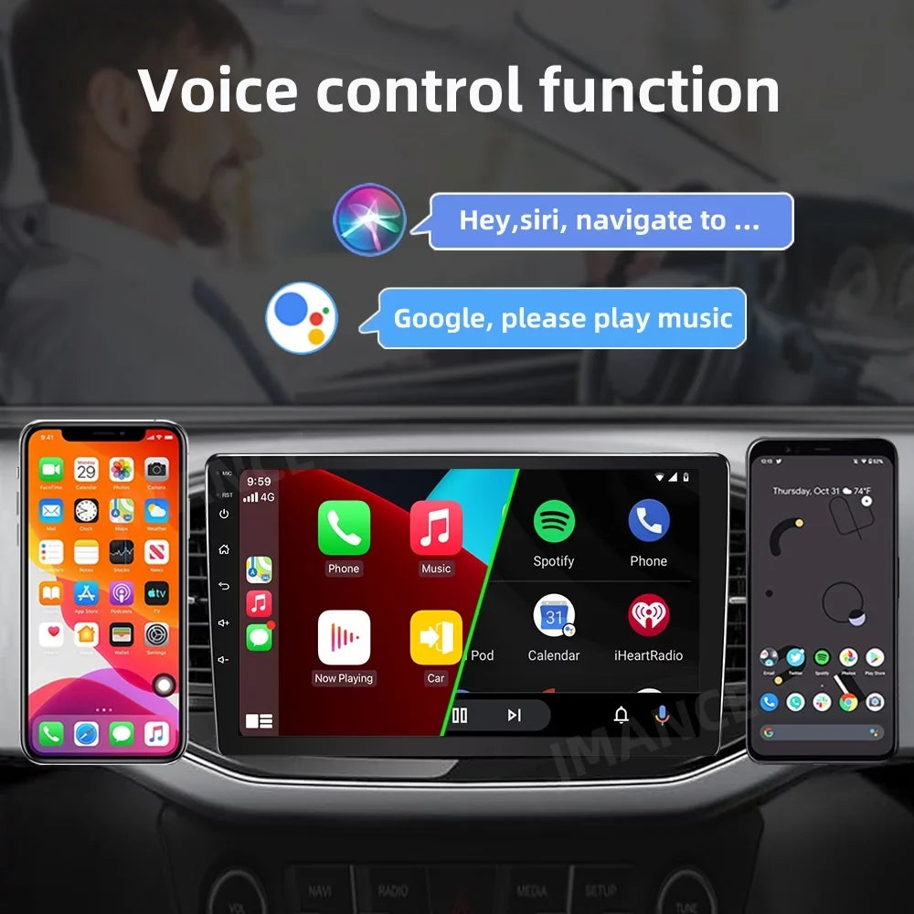 carplay/Auto 11 for Car with Camera Android Escape Ford Navi 2007-2012 Backup Stereo Radio GPS Carplay