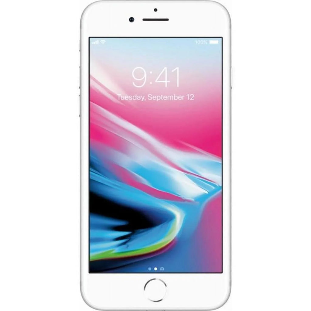 8 128GB (Fully Unlocked) A1863 iPhone (Refurbished) Restored Apple Silver
